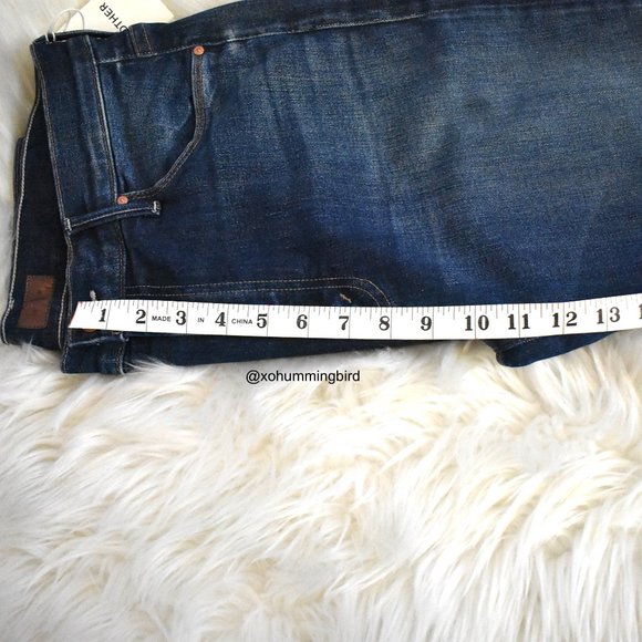 MOTHER | The Weekender Fray Flare Jeans (Skunk At The Tea Party) Size 32 NWT - Picture 9 of 15